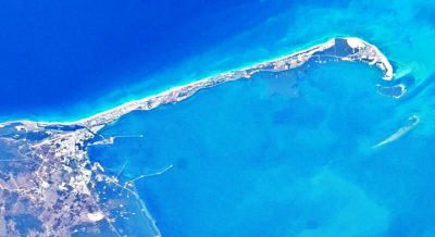 Panoramic view of Varadero peninsula