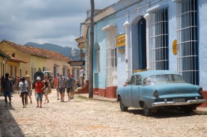 Summer tourism in Trinidad de Cuba